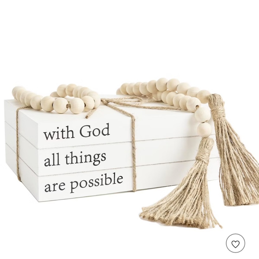 Inspirational White Decorative Books